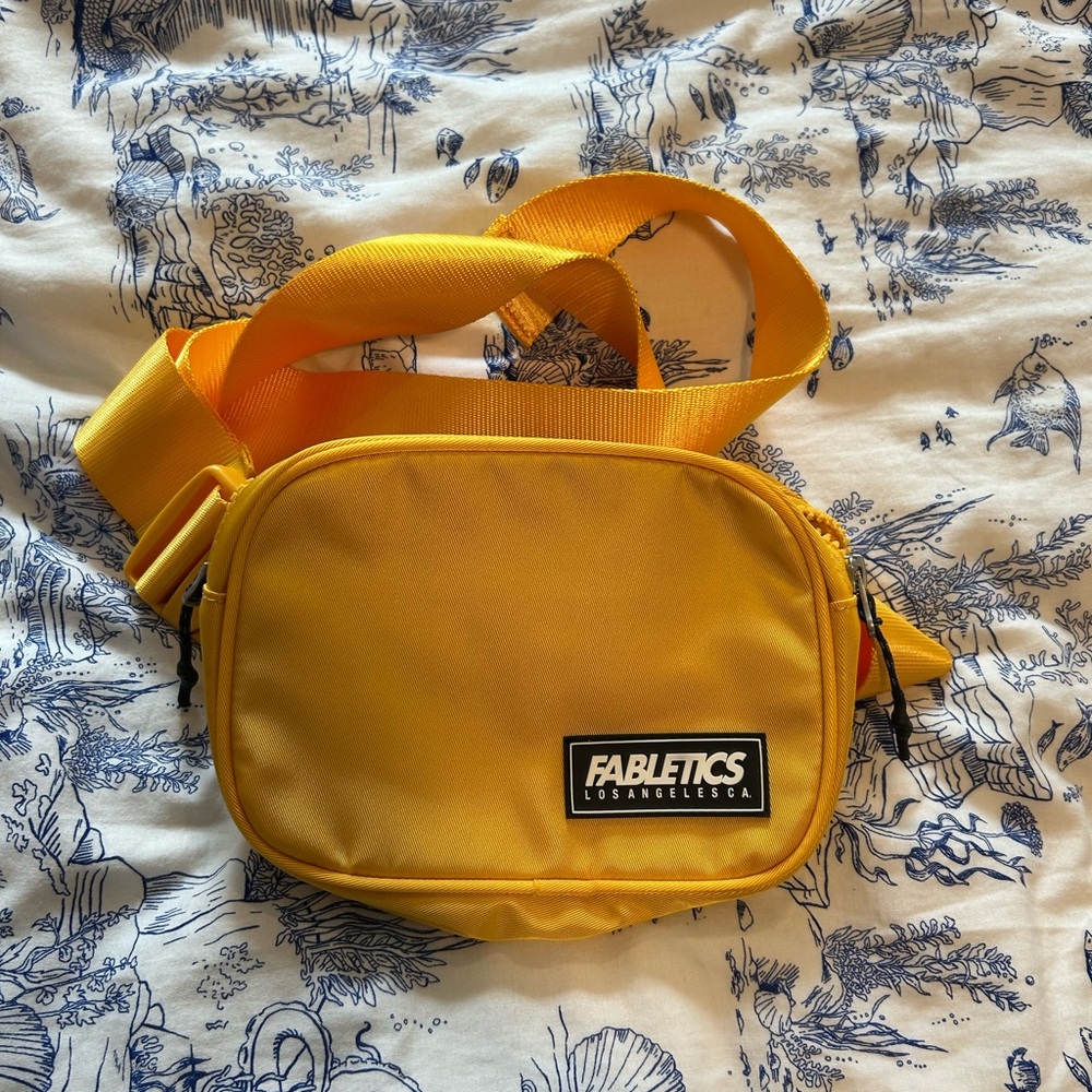 Fabletics Women's Belt Bag in Vibrant Yellow